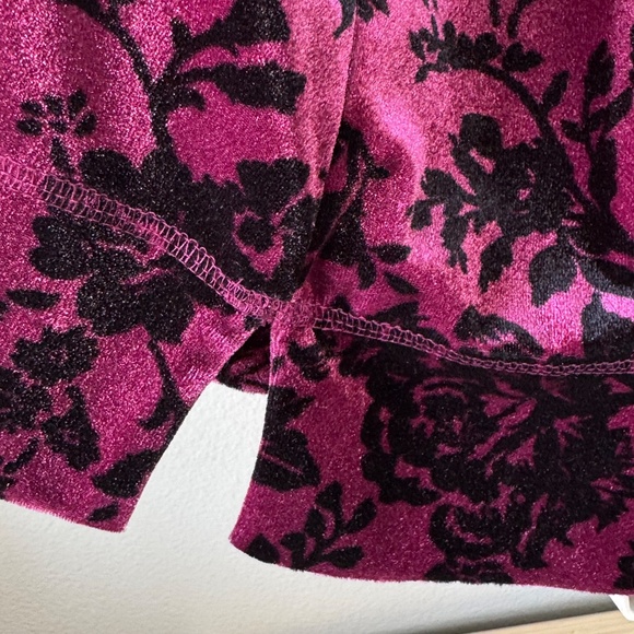 Woman Within Burgundy Velour Pullover Long Sleeves Top Plus Sz. 1X Pre-Owned - Picture 6 of 10